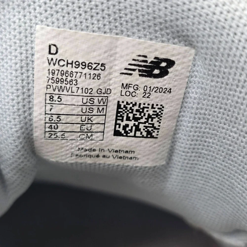 New Balance  FuelCell 996 Sneakers Women's Sz. 8.5 Men's 7 Blue Pickleball Shoes